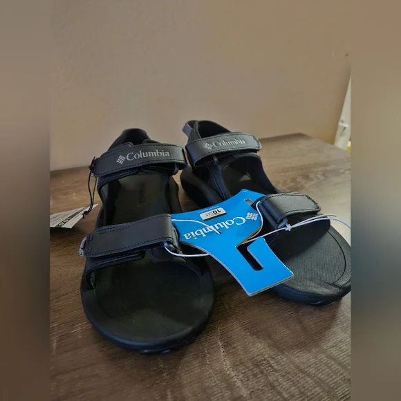Columbia Mens' Black Sport Sandals - Breathable Open-Toe Comfort - Picture 9 of 9
